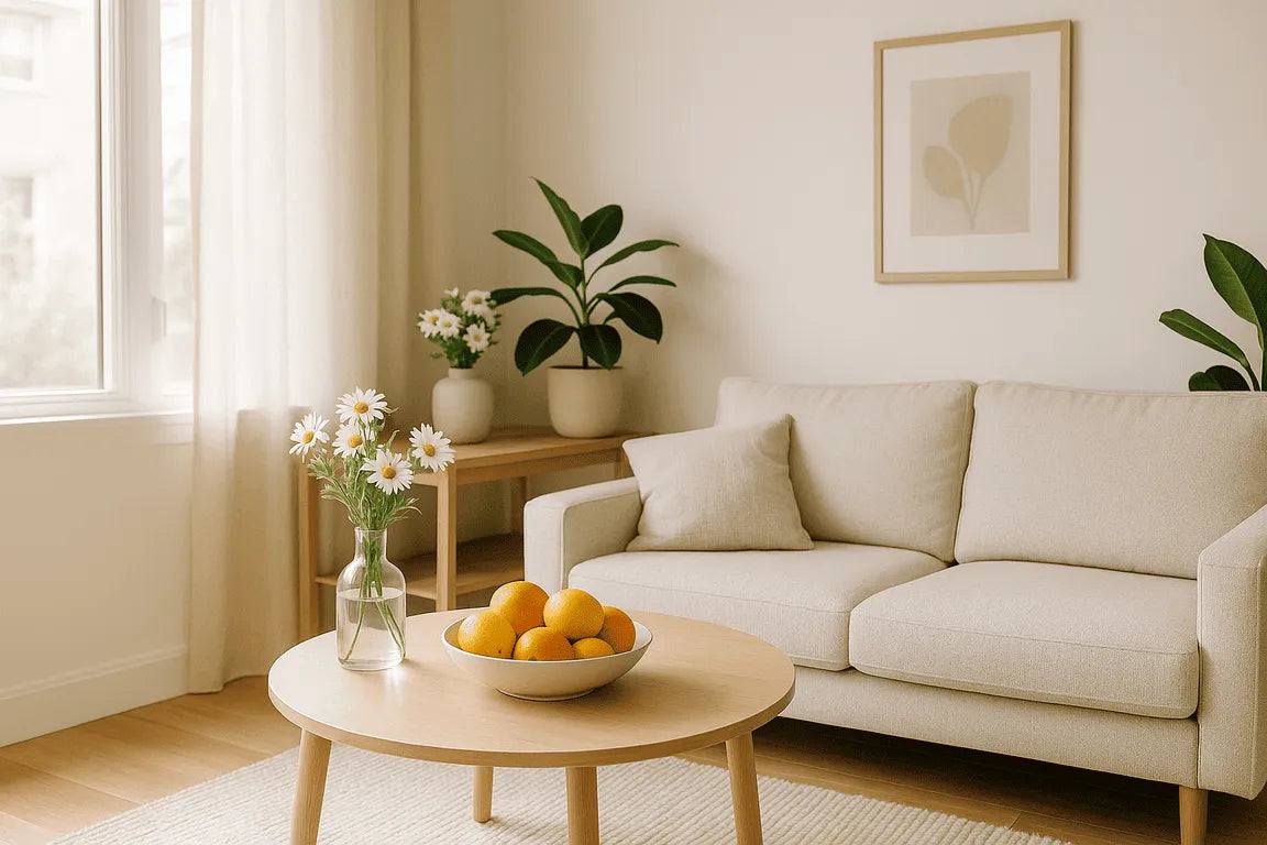 Home with flowers